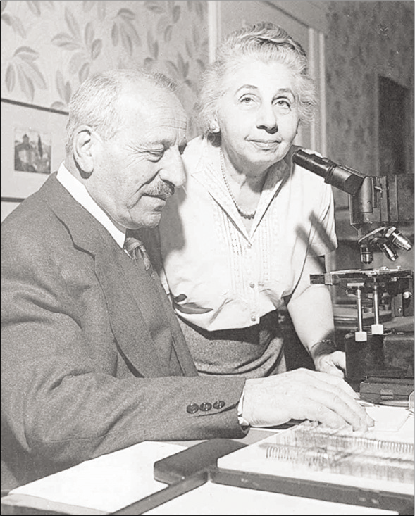 Dr. Papanicolaou with his wife Andromahi Mavrogeni.